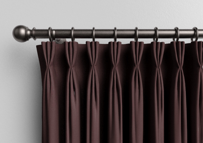 Faux Suede, Charcoal - Made to Measure Curtains - Image 11